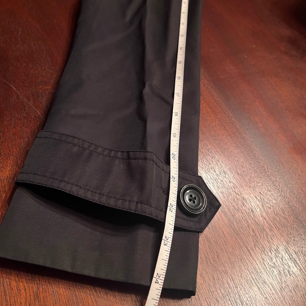London Fog black trench coat - Picture 10 of 10